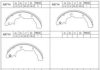 ASIMCO K6714 Brake Shoe Set
